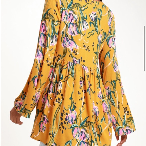 NWT Free People Bella Printed Tunic - Picture 3 of 15